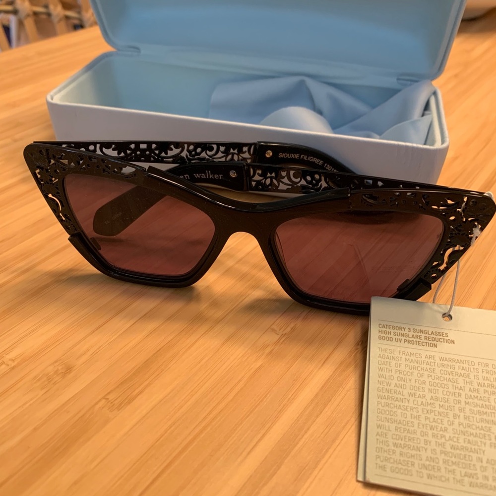 In search of Karen Walker SiouxsieFiligree Skull Sunglasses